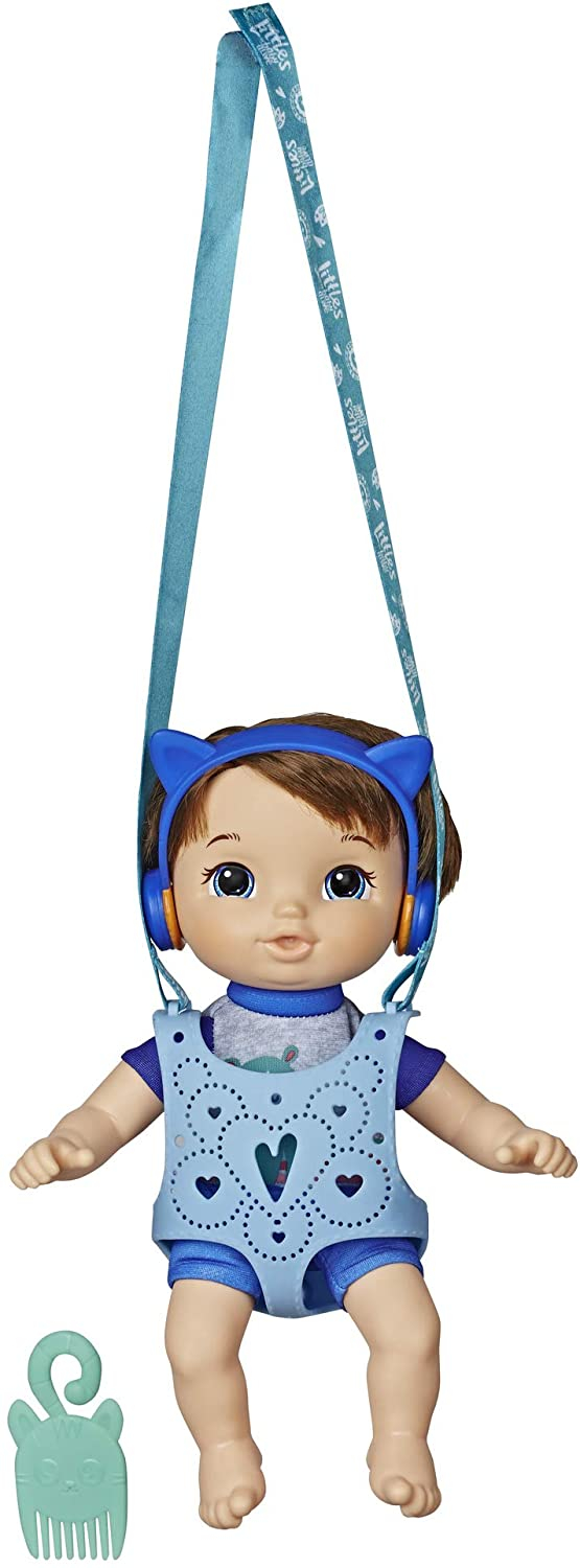 Venta Internacional- Littles By Baby Alive, Carry ‘n Go Squad, Pequeño Matteo, Cabello Marrón