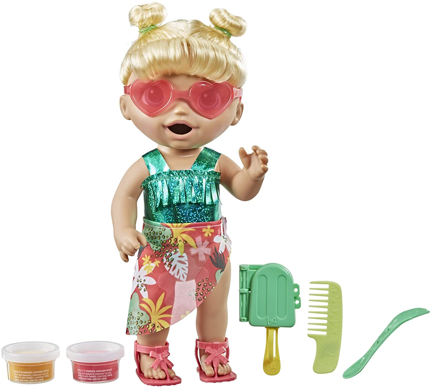 Venta Internacional- Baby Alive Sunshine Snacks Muñeca, Muñeca De Agua De Agua De Verano, Moho De Hielo, Cabello Rubio