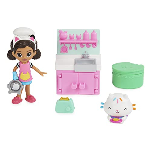 Foto 2 pulgar | Venta Internacional - Gabby's Dollhouse, Lunch And Munch Kitchen Con 2 Figuras De Juguetes, Accesorios Y Muebles