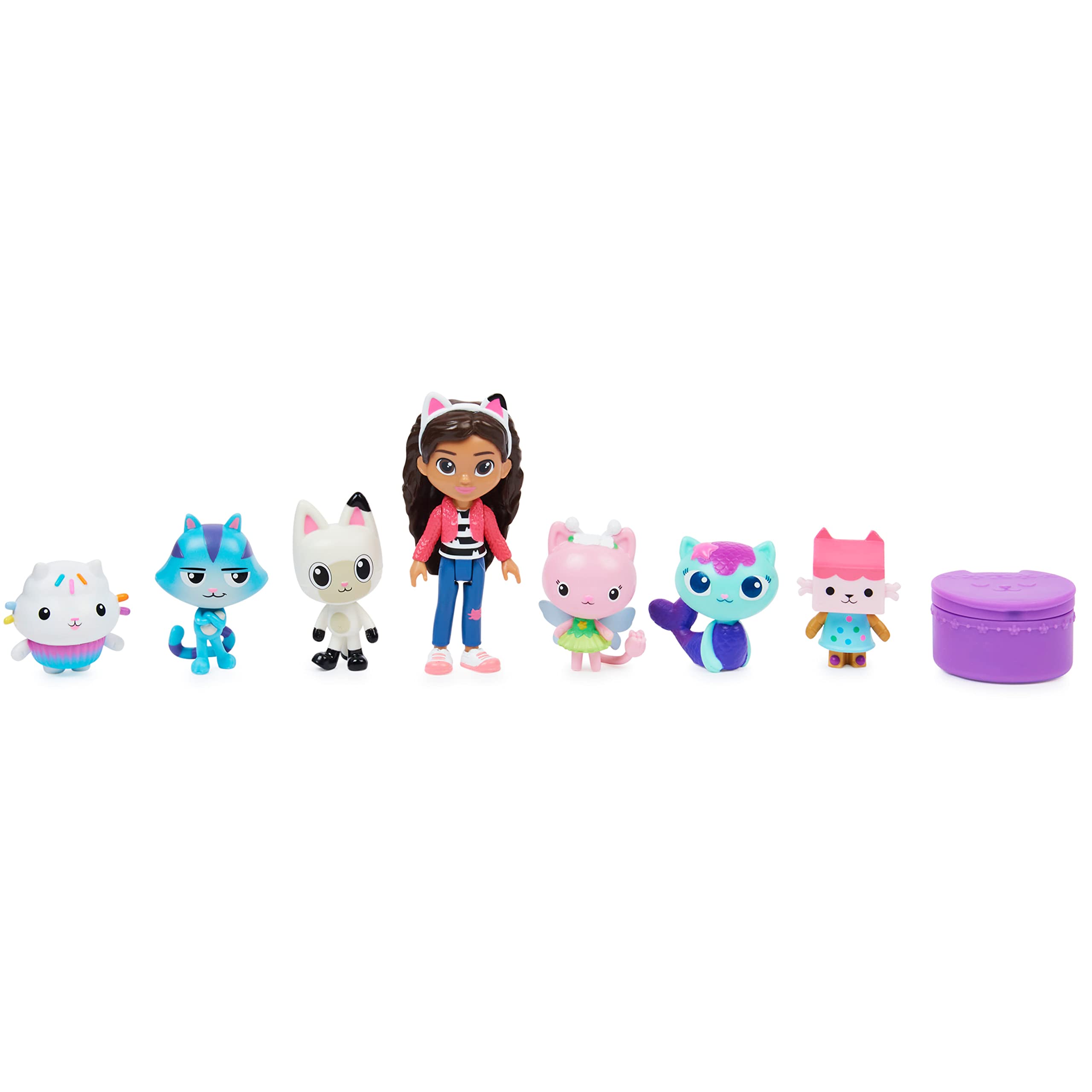 Venta Internacional - Gaby's Dollhouse, Set De Regalo De Figura De Lujo Con 7 Figuras De Juguete Y Accesorio Sorpresa