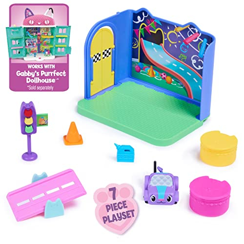 Foto 7 | Venta Internacional - Gabby's Dollhouse, Carlita Purr -ific Play Sala Con Carlita Toy Car, Accesorios