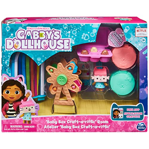 Foto 3 pulgar | Venta Internacional: Gabby's Dollhouse, Baby Box Cat Craft-a Riflicic Room Con Figura Exclusiva Y Accesorios