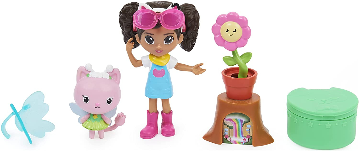 Venta Internacional - Gabby's Dollhouse, Juego De Jardín De Flores Con 2 Figuras De Juguete Con Accesorios