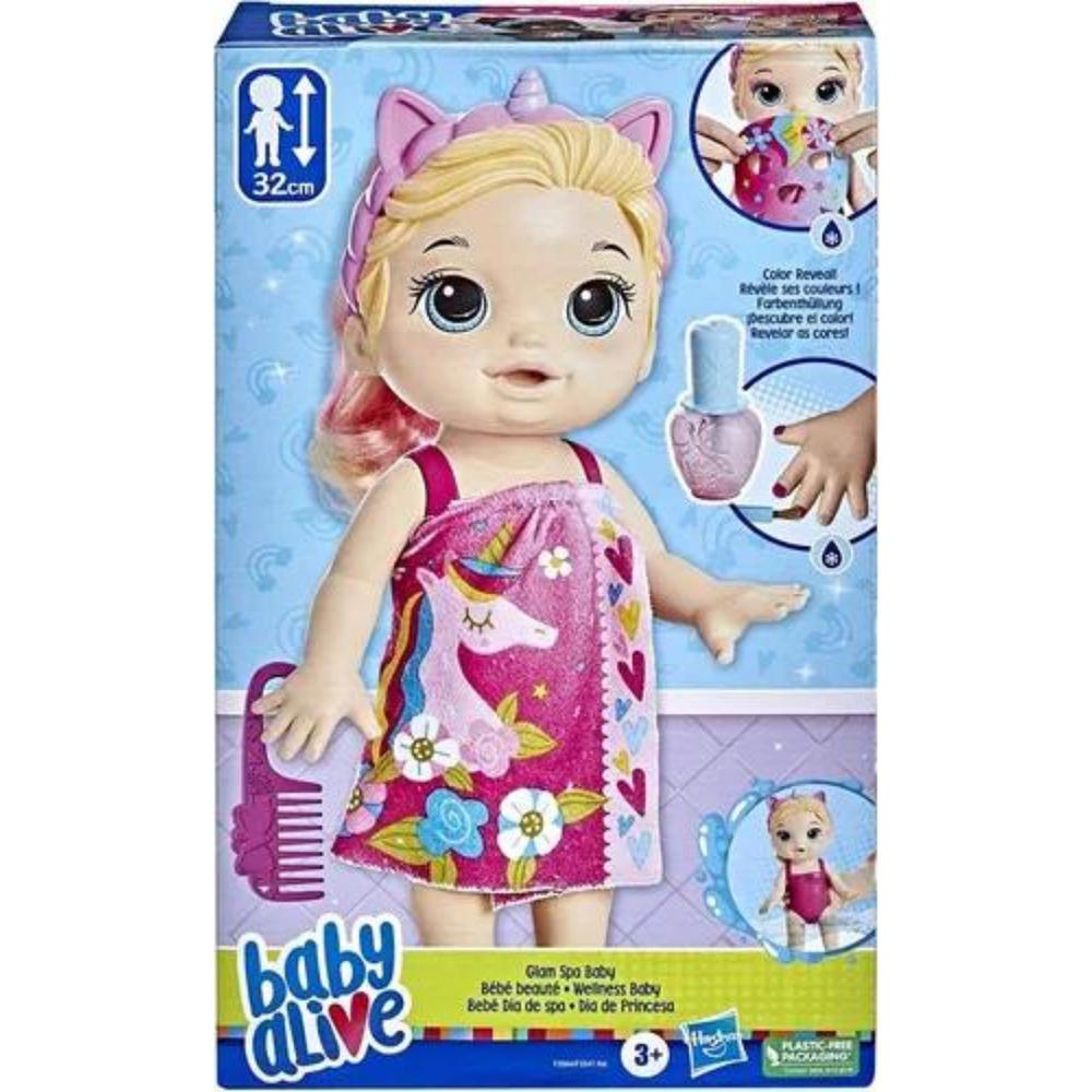 Foto 4 pulgar | Muñeca Baby Alive Glam Spa Baby