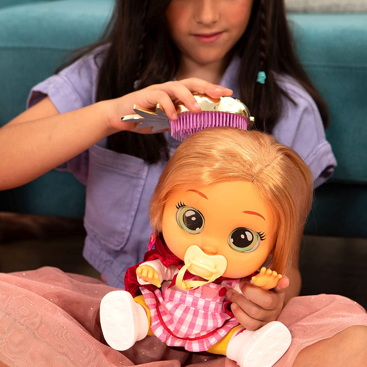 Foto 5 | Muñeco Bebés Llorones Cry Babies Storyland Dressy Scarlet Cuentos de Hadas