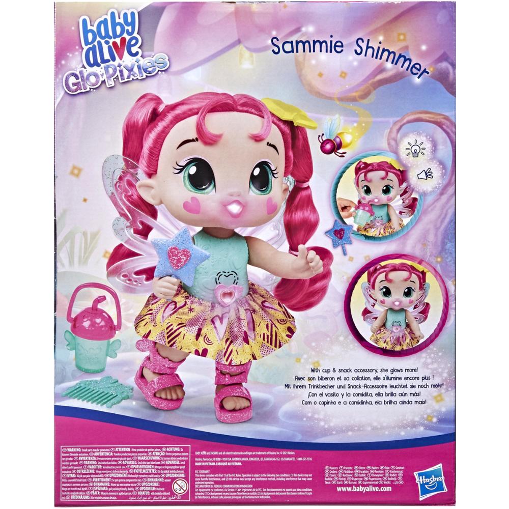 Foto 6 pulgar | Muñeca Baby Alive Glo Pixies Sammie Shimmer