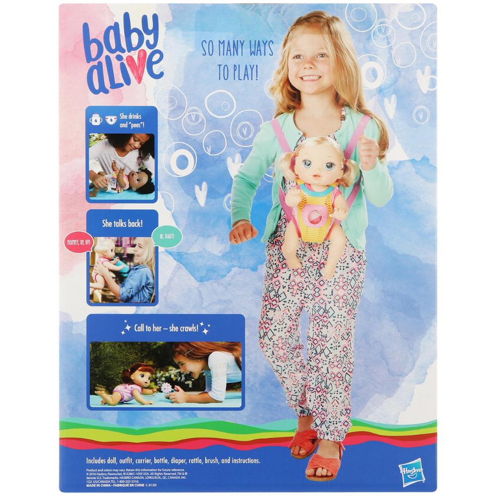 Foto 5 | Muñeca Baby Alive Baby Go Bye Bye Brunette