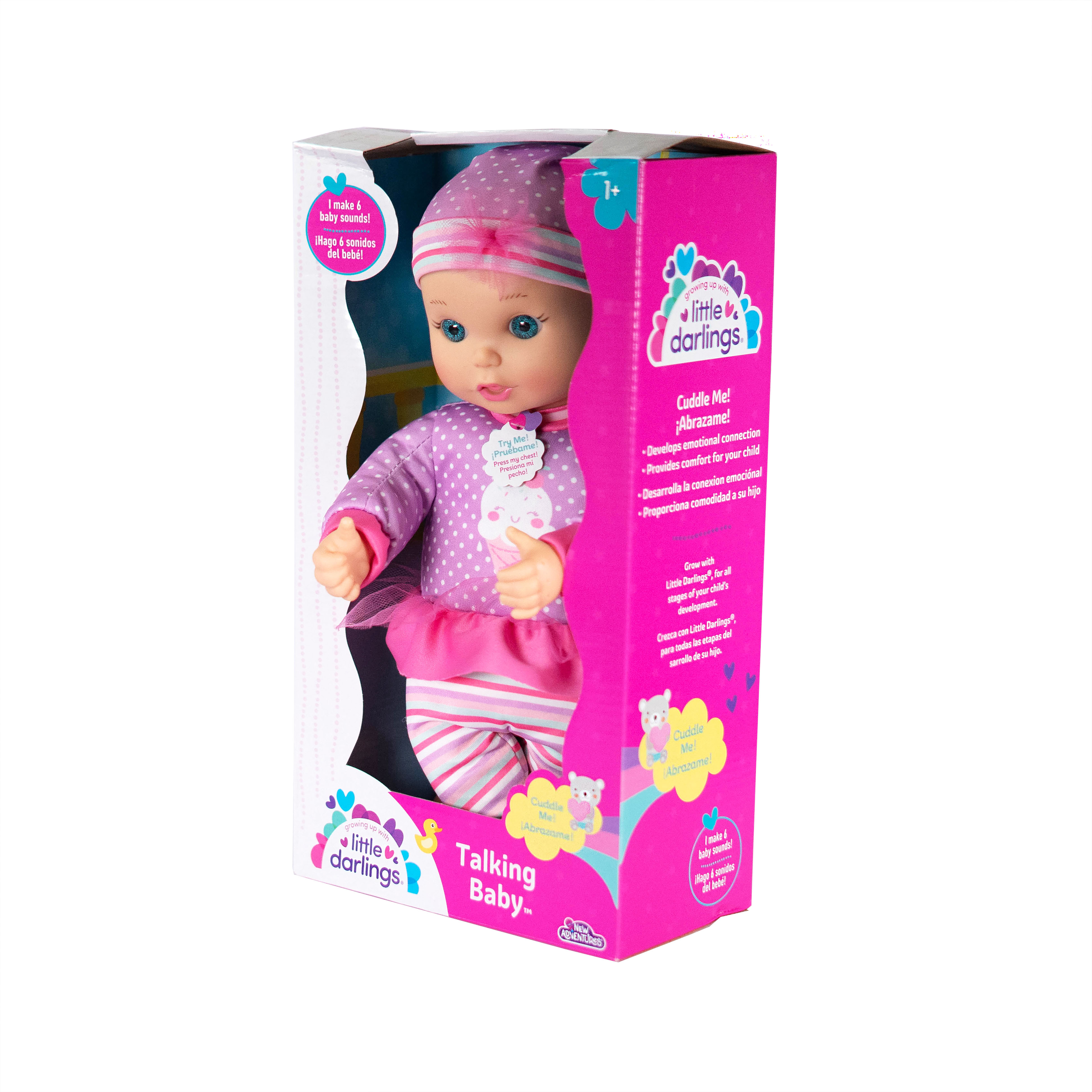 Foto 4 pulgar | Muñeca Balbuceos Felices New Adventures
