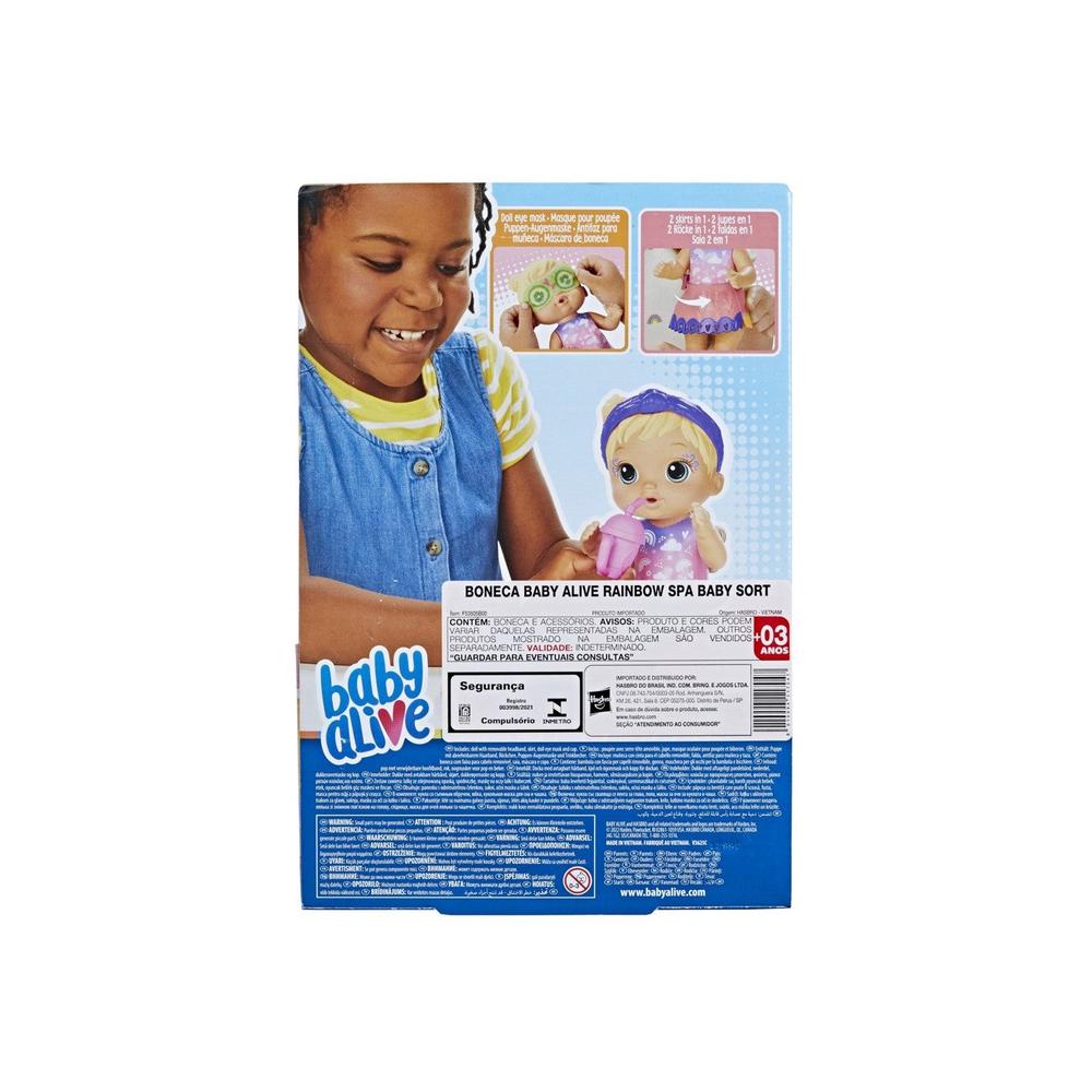 Foto 5 pulgar | Muñeca Baby Alive: Bebe Spa Multicolor