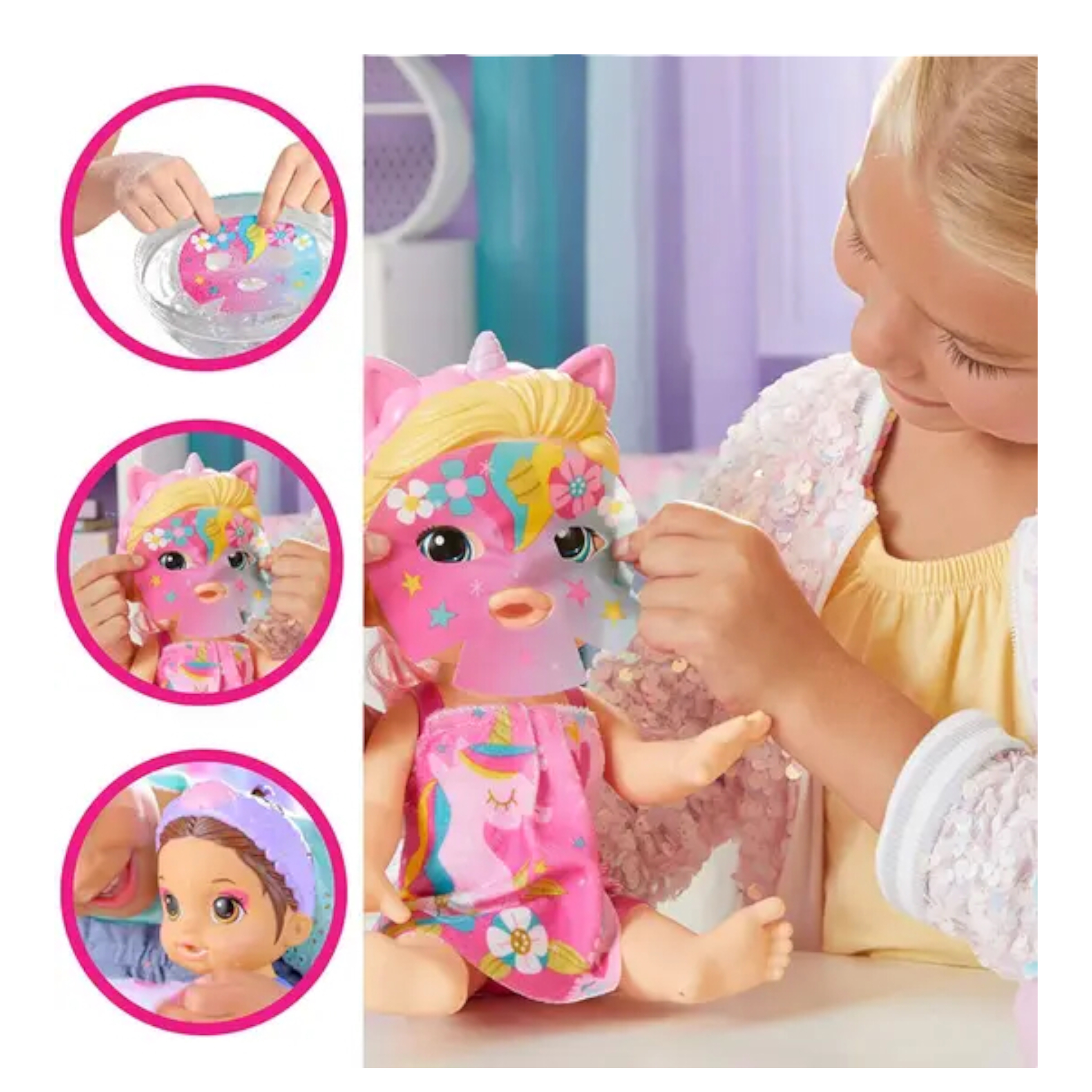 Foto 5 pulgar | Muñeca Baby Alive Glam Spa Baby Hasbro