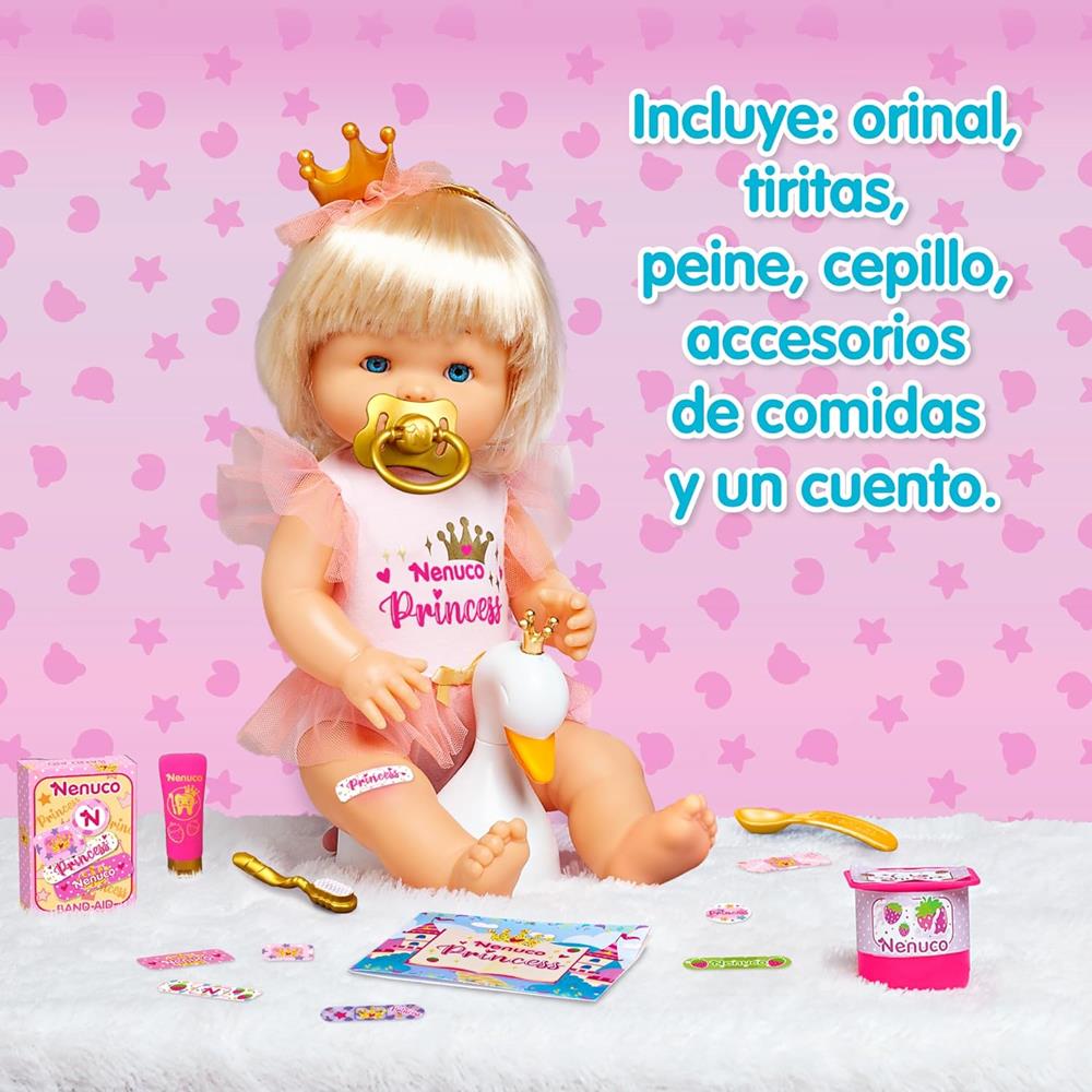 Foto 4 pulgar | Muñeca Bebé Nenuco Princesa 11 Funciones - No Necesita Pilas