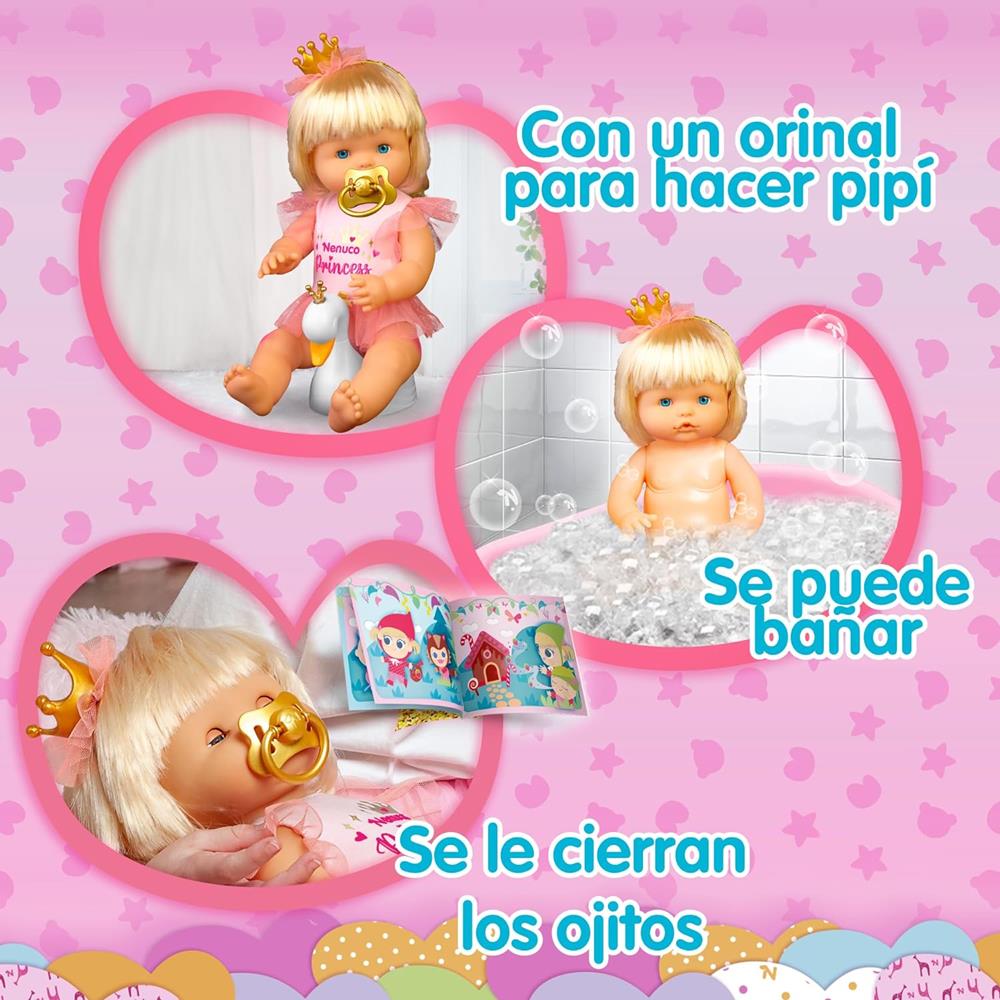 Foto 6 pulgar | Muñeca Bebé Nenuco Princesa 11 Funciones - No Necesita Pilas