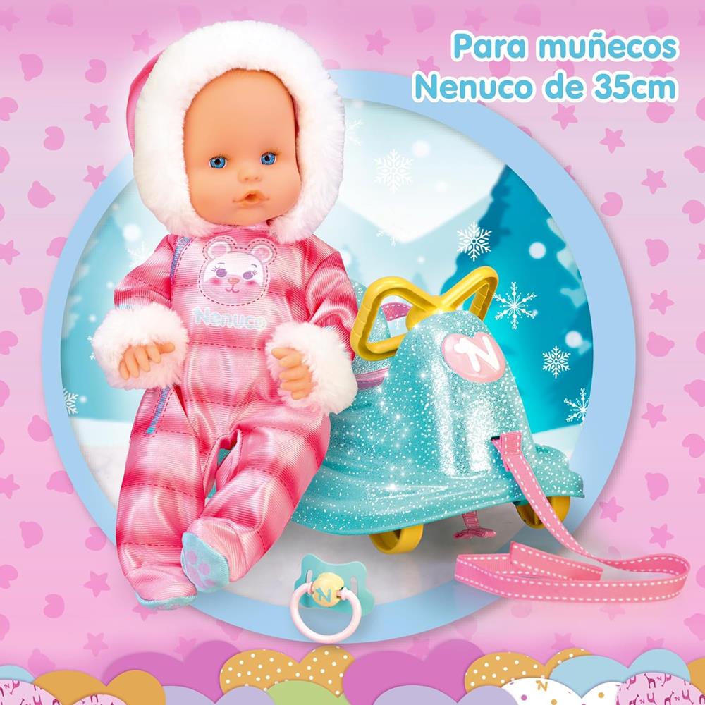 Foto 6 pulgar | Muñeco Nenuco y su Trineo 35 cm