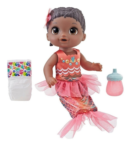 Foto 3 pulgar | Baby Alive Mi Linda Sirena Shimmer Hasbro