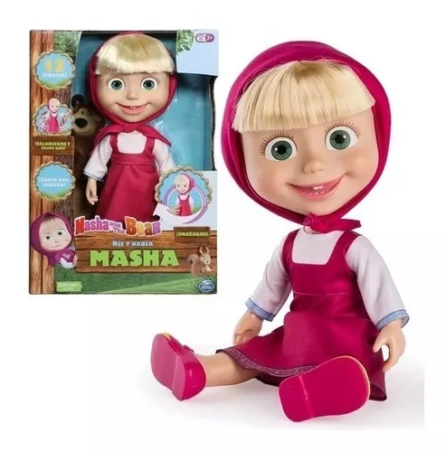 Foto 2 pulgar | Masha Y El Oso Muñeca Masha Interactiva 12 Frases En Español