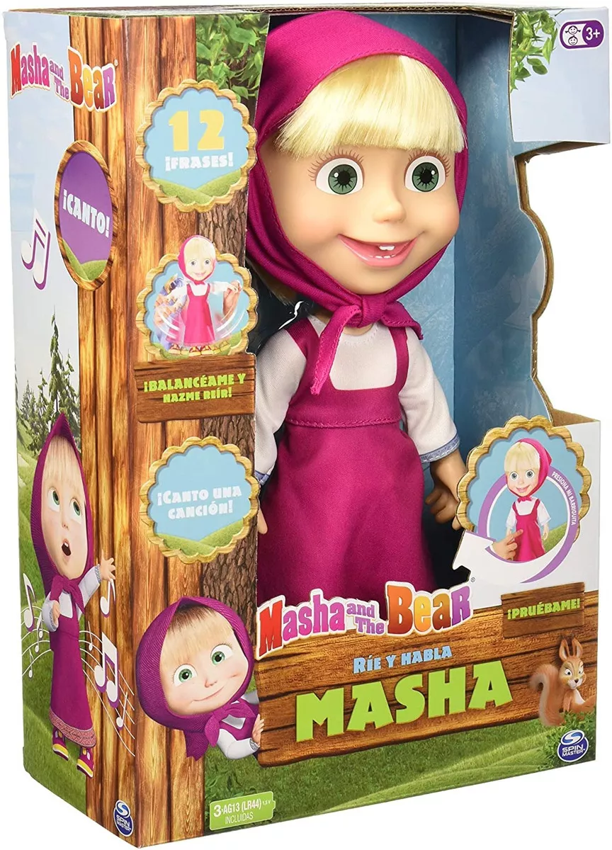 Foto 6 pulgar | Masha Y El Oso Muñeca Masha Interactiva 12 Frases En Español