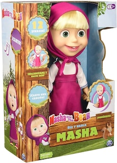 Foto 5 | Masha Y El Oso Muñeca Masha Interactiva 12 Frases En Español