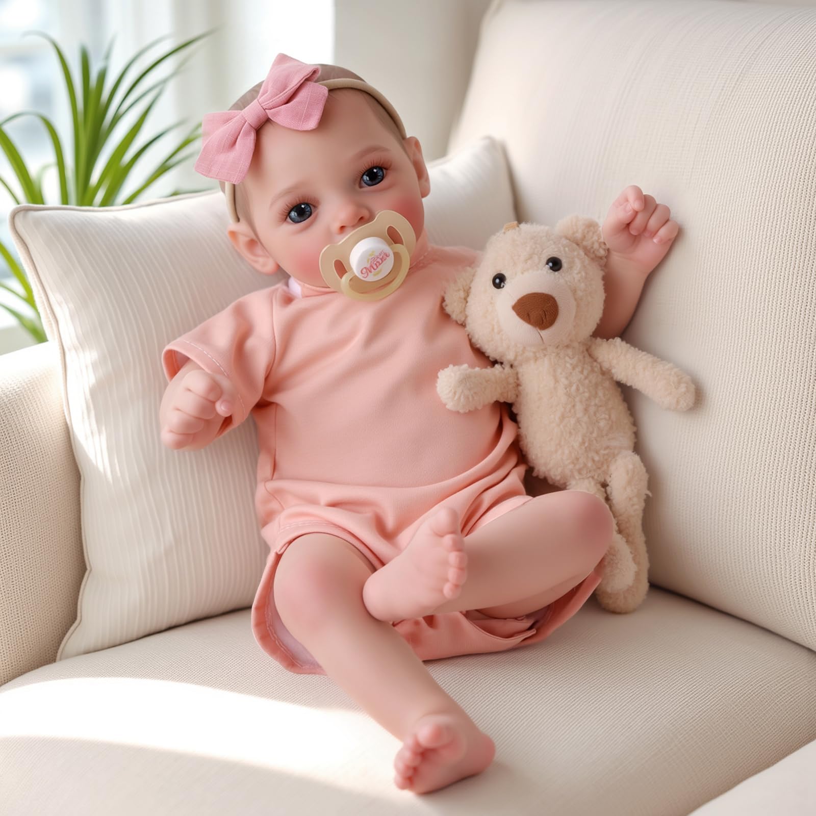 Foto 5 pulgar | Muñeca Reborn Babeside Megan de 43 cm con Accesorios - Venta Internacional