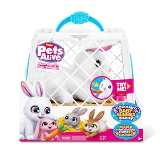 Foto 2 | Toy Pets Alive Mama Bunny & Baby Surprise Zuru Para Niños - Venta Internacional.