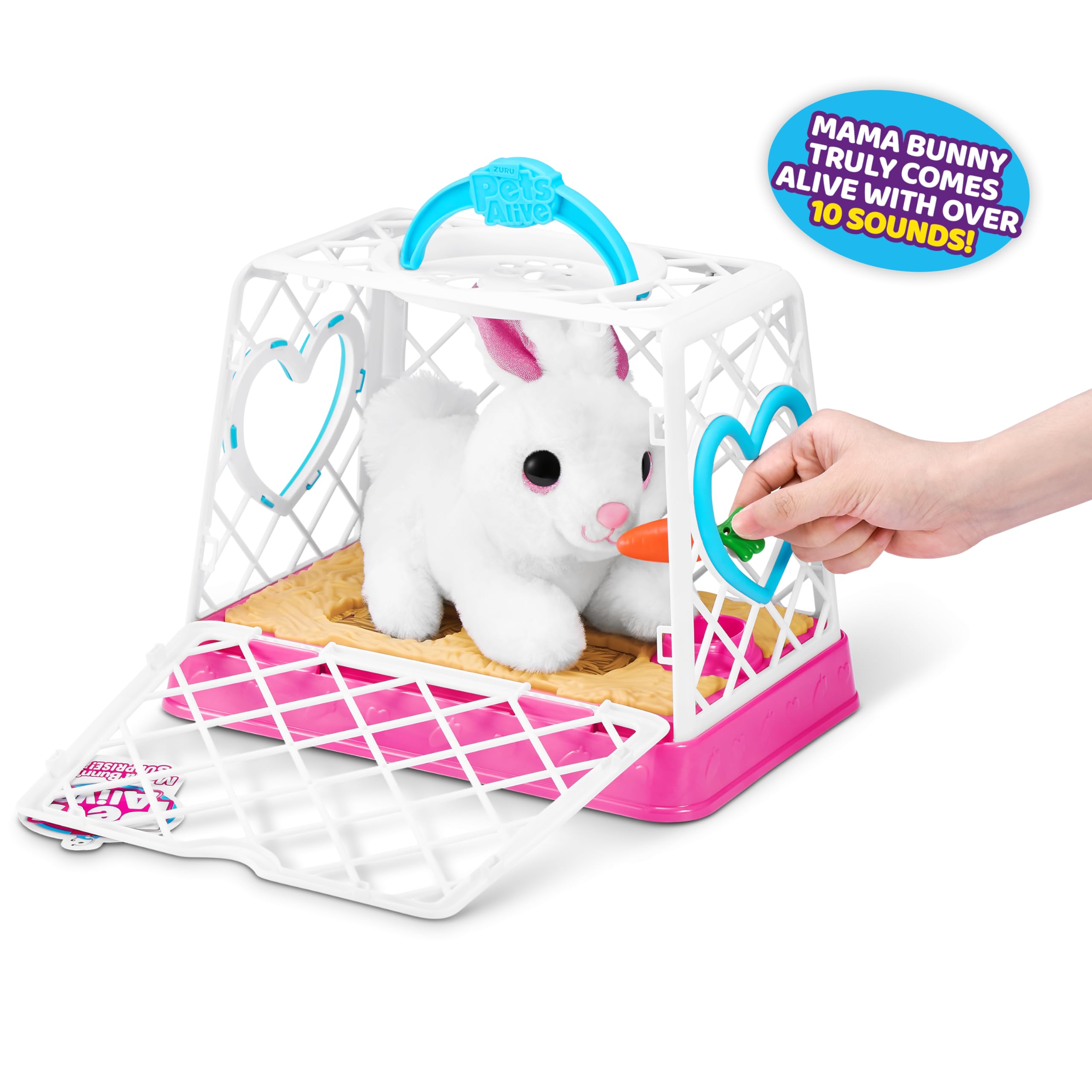 Foto 4 pulgar | Toy Pets Alive Mama Bunny & Baby Surprise Zuru Para Niños - Venta Internacional.