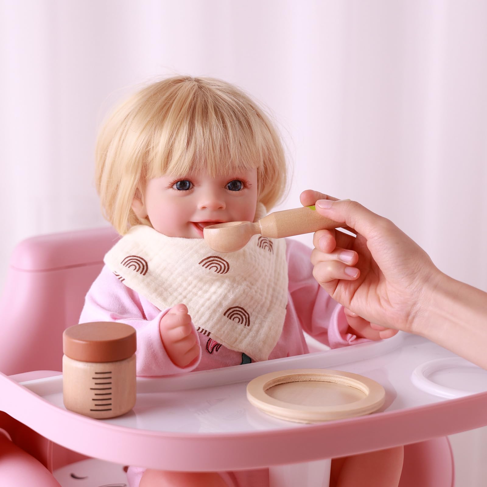 Foto 7 pulgar | Set de Juego de Madera Baby Doll Babeside Reborn 7 Piezas - Venta Internacional