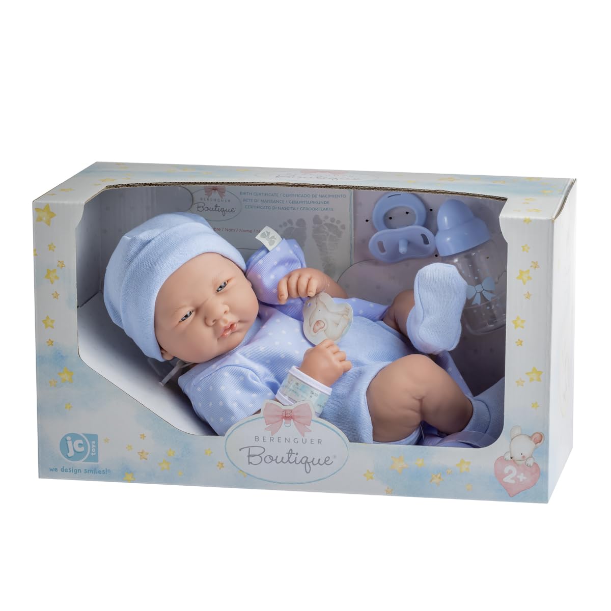 Foto 7 pulgar | Muñeca JC Toys Berenguer Boutique La Newborn 35 cm Real Boy - Venta Internacional