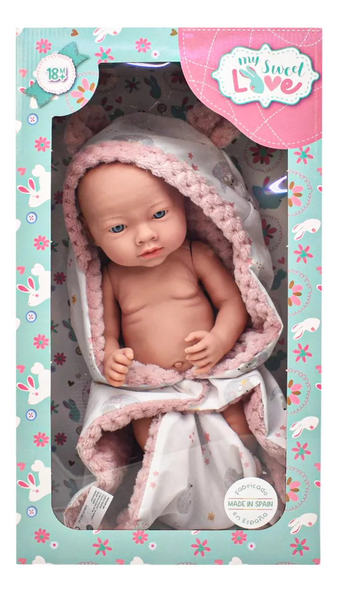 Foto 5 pulgar | Muñeco Bebé, My Sweet Love De Famosa, Real Baby 40cm Con Manta