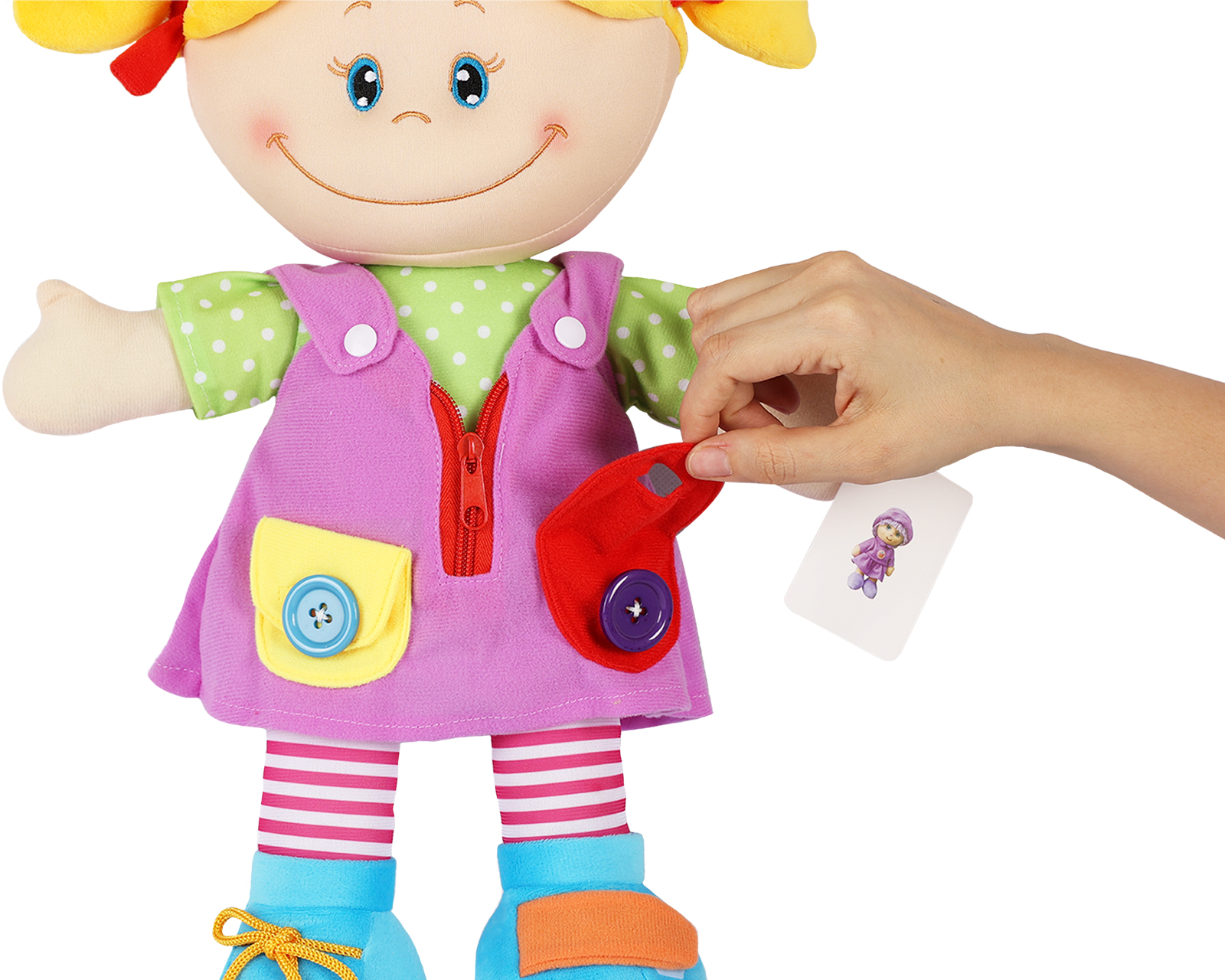 Foto 3 | Muñeca Lupy Diako Color Rosa Muñeca Para Vestir