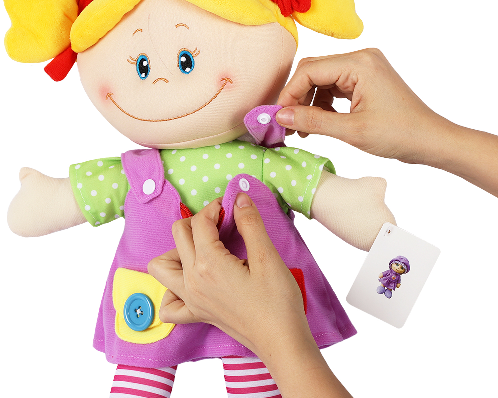 Foto 6 | Muñeca Lupy Diako Color Rosa Muñeca Para Vestir