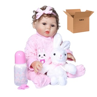 Foto 1 | Muñeca Bebé Silicona Bebé Reborn Para Niñas Auxtoo Rosa