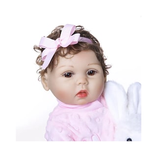 Foto 2 | Muñeca Bebé Silicona Bebé Reborn Para Niñas Auxtoo Rosa