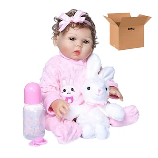 Foto 1 | Muñeca Bebé Silicona Bebé Reborn Para Niñas Auxtoo Rosa