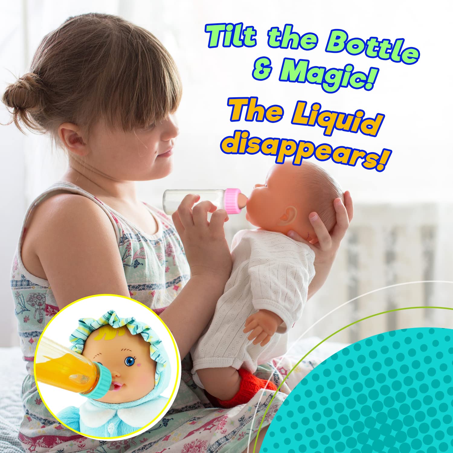 Foto 4 pulgar | Juego De Biberones Magic Baby Doll, Botella De Leche Y Botella De Jugo - Venta Internacional.