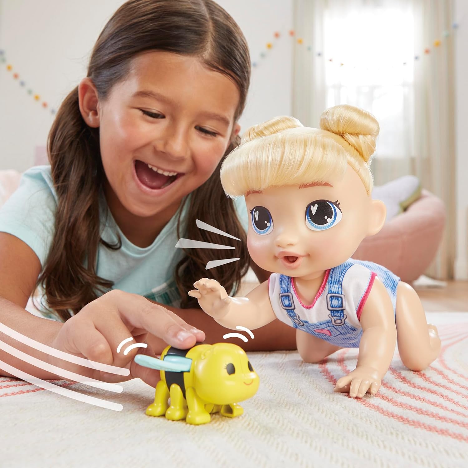 Foto 4 pulgar | Baby Alive, Harper Hugs Gatea Y Juega