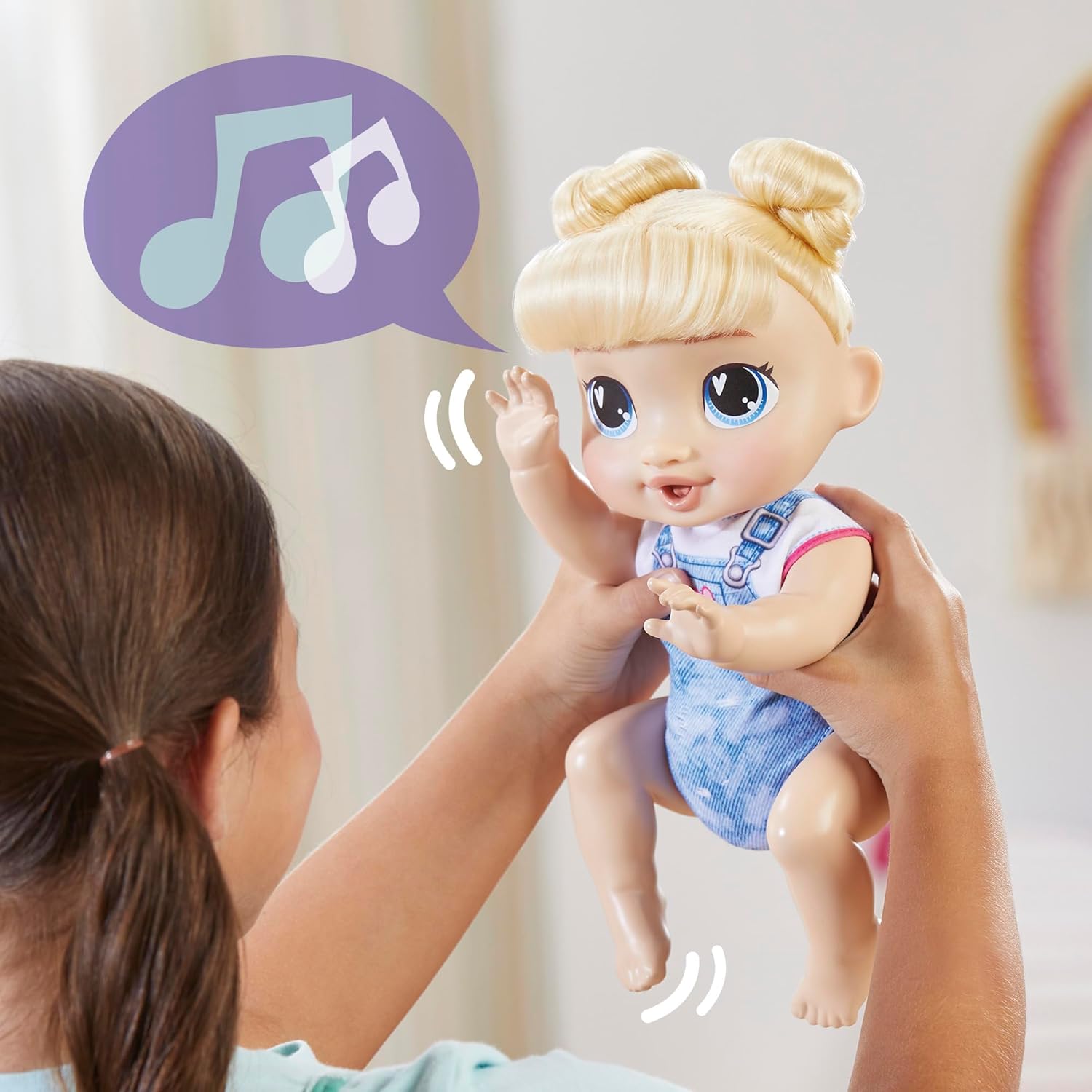 Foto 6 pulgar | Baby Alive, Harper Hugs Gatea Y Juega