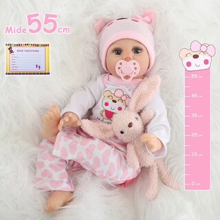 Foto 4 | Muñeca Belug Reborn 55cm 7pz Colores