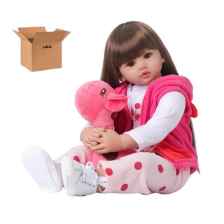 Foto 1 | 60cm Muñeca Reborn Lab.g Rosa 8pz