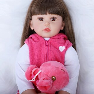 Foto 4 | 60cm Muñeca Reborn Lab.g Rosa 8pz