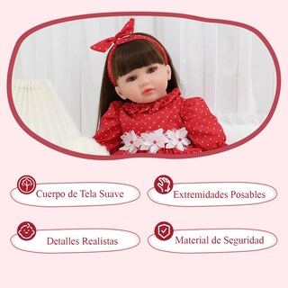 Foto 5 | Muñecas Reborn Belug 60cm Colores