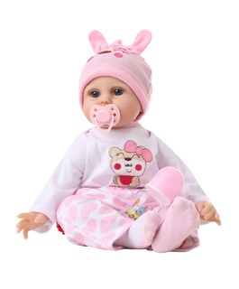 Foto 1 | Muñeca Para Niña Bebés Realista 55 Cm Rosa