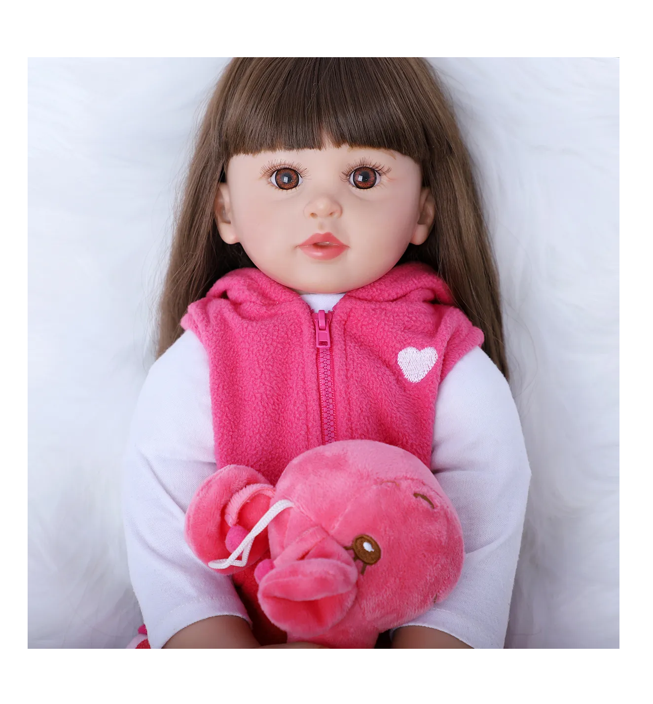 Foto 2 | Muñeca De Bebé Niña 60 Cm