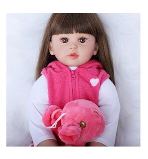 Foto 2 | Muñeca De Bebé Niña 60 Cm