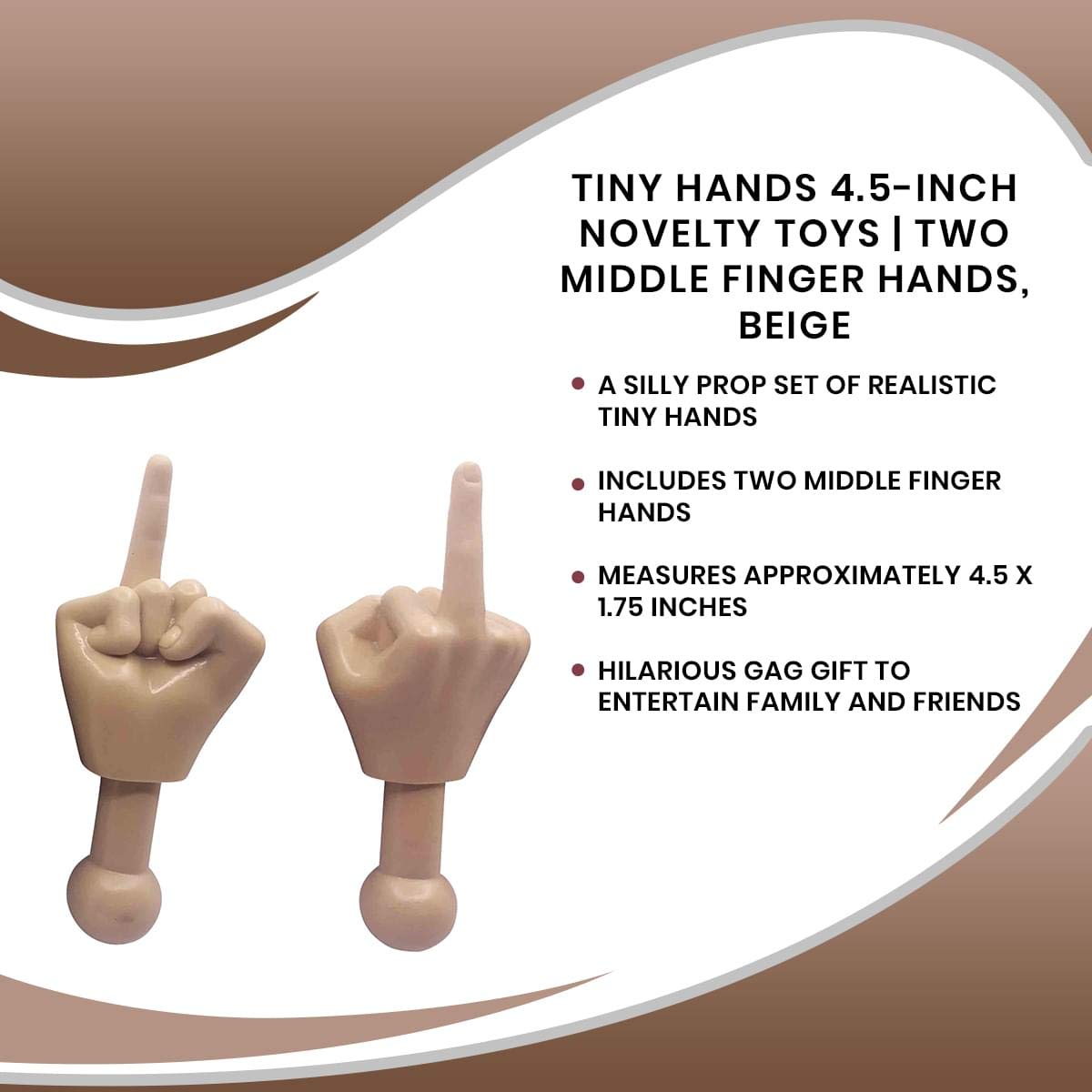 Foto 8 pulgar | Toynk Tiny Hands De Novelty Toys De 11 43 Cm Con Bastones - Venta Internacional.