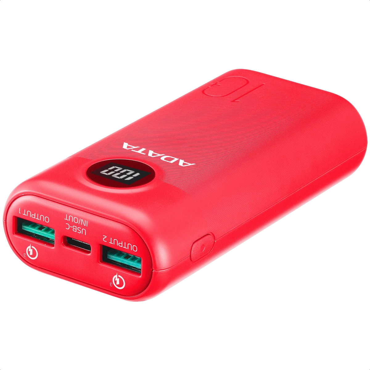 Foto 3 | Batería Externa ADATA P10000QCD 10000mAh Roja USB Power Bank
