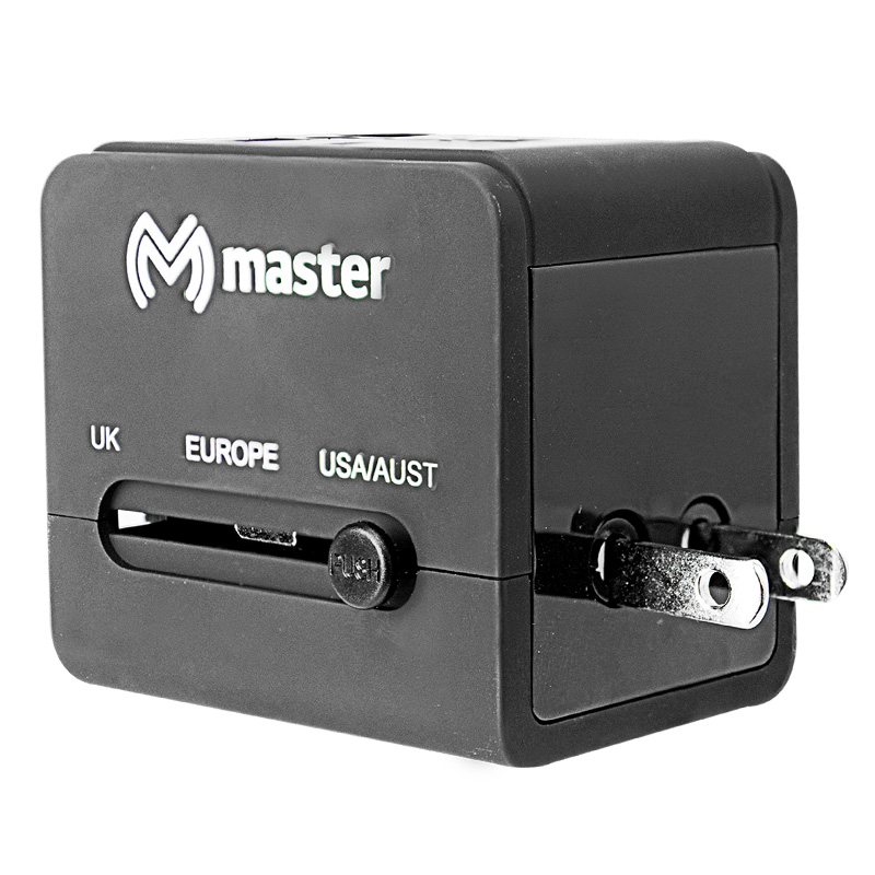 Foto 1 | Adaptador De Corriente Con Clavijas Universales Y Entradas Usb Mp-unitravel