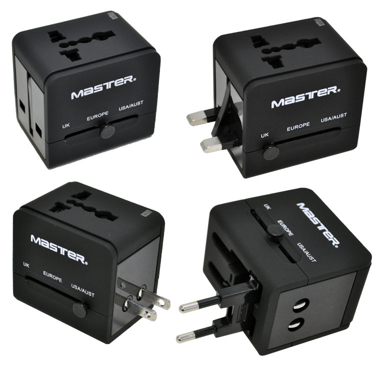 Foto 2 | Adaptador De Corriente Con Clavijas Universales Y Entradas Usb Mp-unitravel
