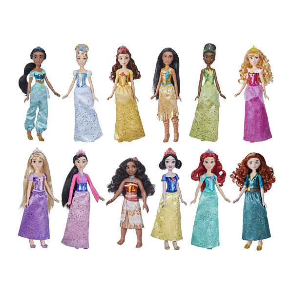 Colección Real Princesas Disney 12 piezas