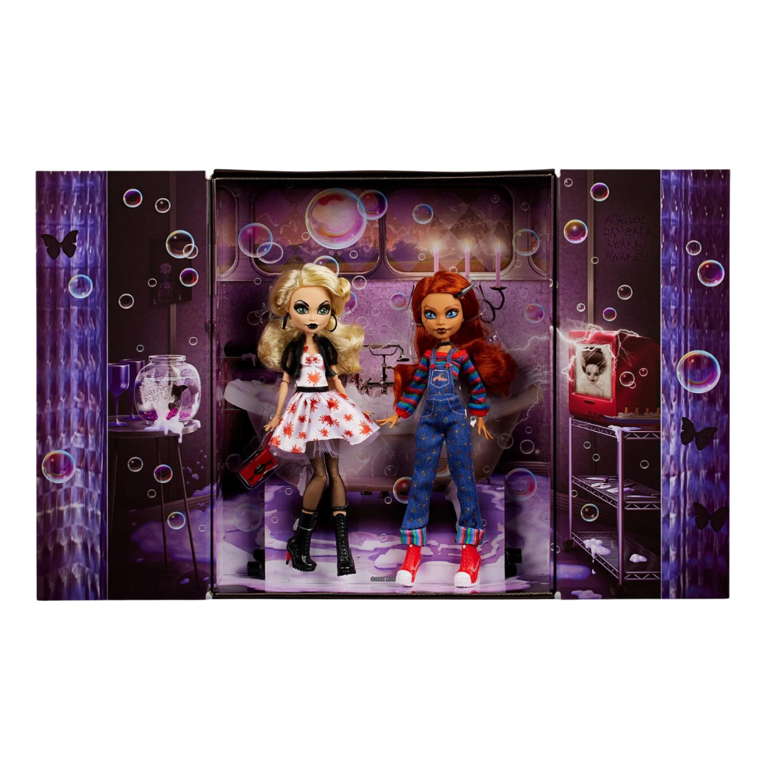 Foto 6 pulgar | Muñecas Monster High Chucky y Tiffany 2 Piezas