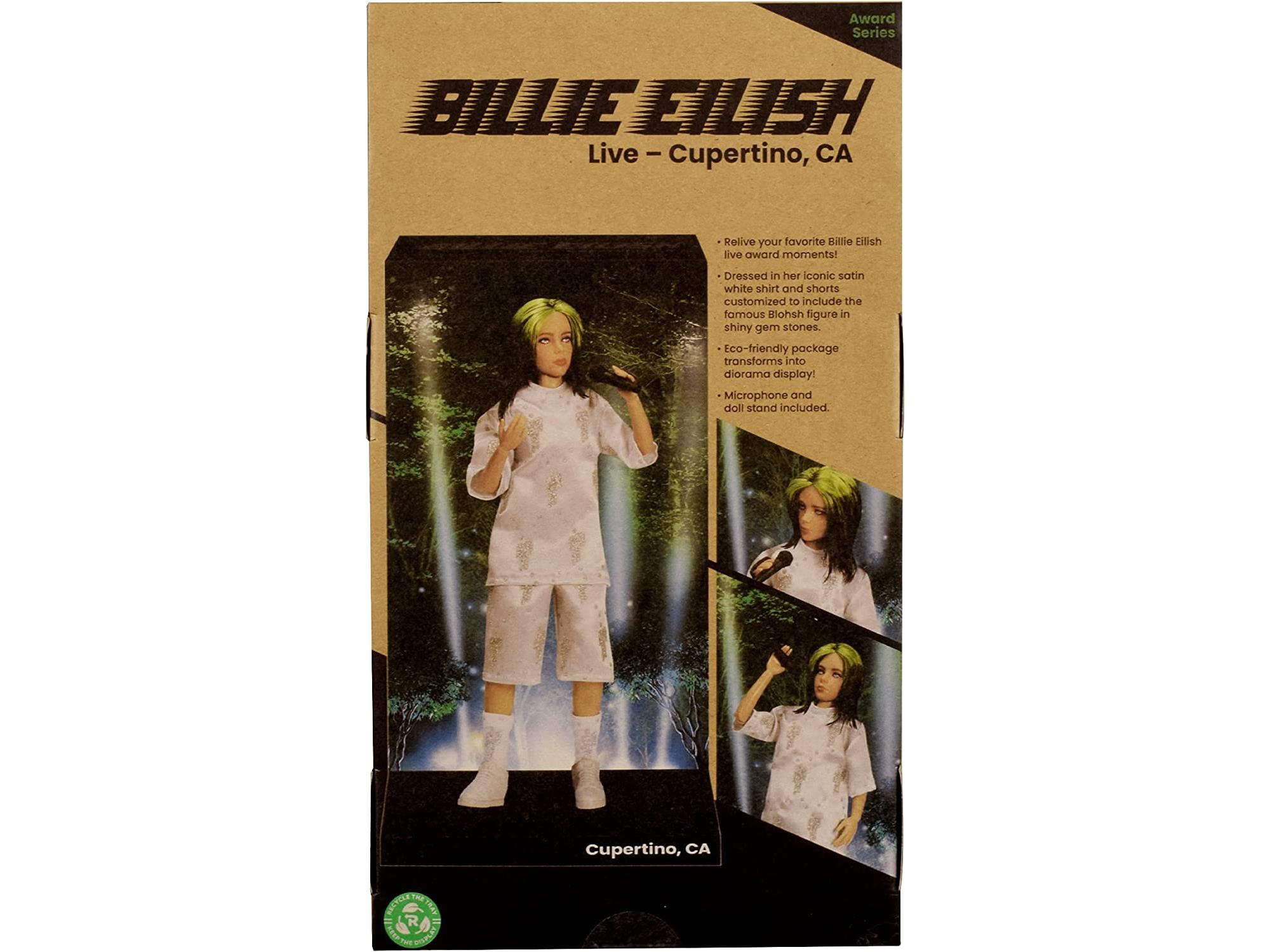 Foto 4 pulgar | Muñeca Playmates Toys Billie Eilish Live Cupertino CA 26 CM Articulada