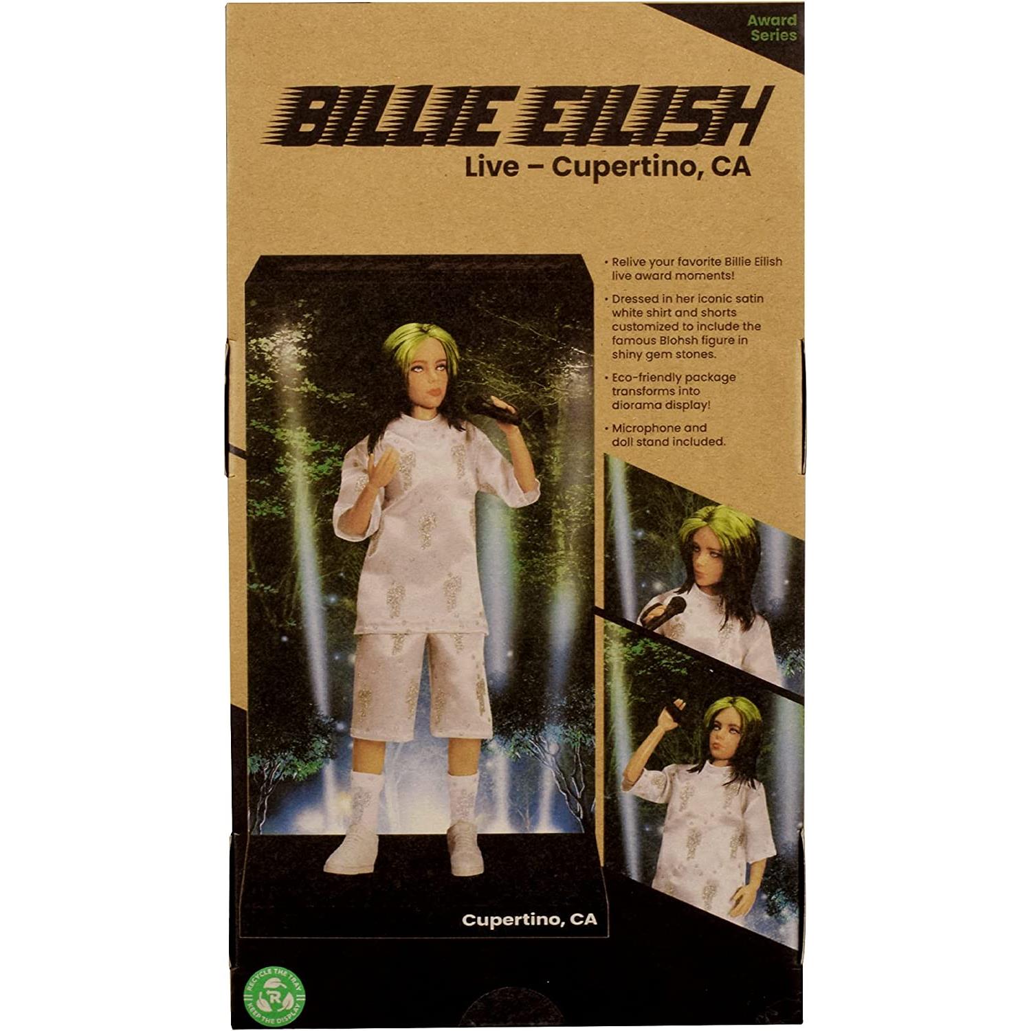 Foto 8 pulgar | Muñeca Playmates Toys Billie Eilish Live Cupertino CA 26 CM Articulada